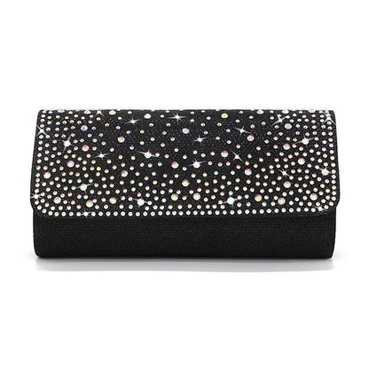 Elegant Rhinestone Dinner Bag Exquisite Shoulder Clutch Bag for Parties