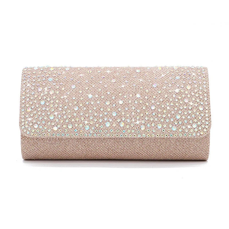 Elegant Rhinestone Dinner Bag Exquisite Shoulder Clutch Bag for Parties