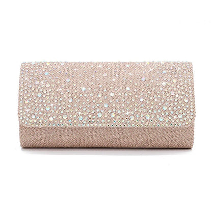 Elegant Rhinestone Dinner Bag Exquisite Shoulder Clutch Bag for Parties