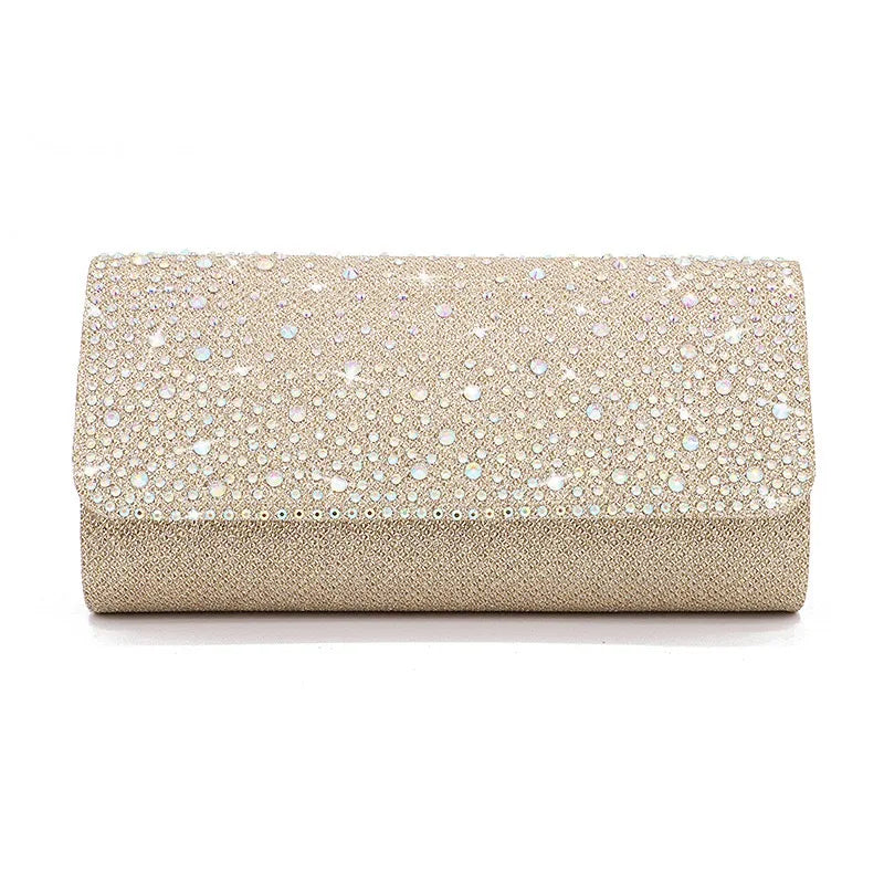 Elegant Rhinestone Dinner Bag Exquisite Shoulder Clutch Bag for Parties