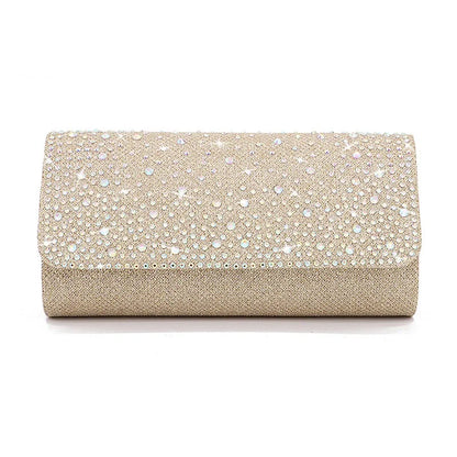 Elegant Rhinestone Dinner Bag Exquisite Shoulder Clutch Bag for Parties