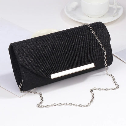 Fashion Elegant Clutch Bag Chain Dinner Bag for Bridesmaids